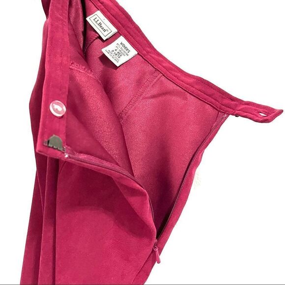 L. L. Bean Red Maxi Skirt Size 4 - Picture 5 of 8